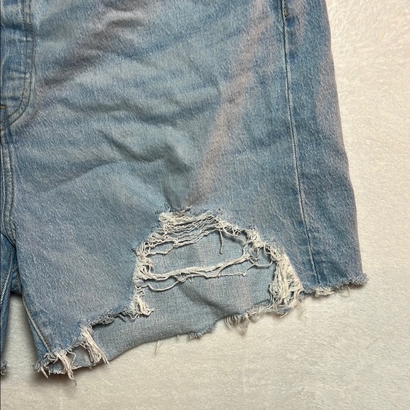 NWT Levi's 501 Blue Jean Shorts Distressed Cut-Off Style - Picture 6 of 11